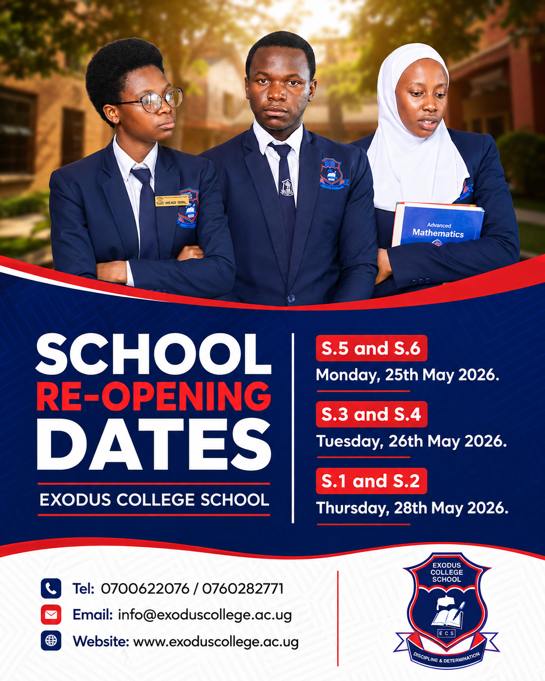 Exodus College announcement